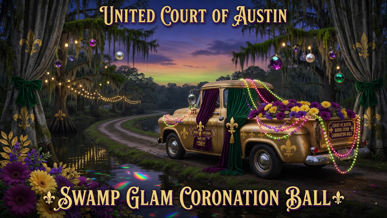 Bayou Backroads and Big Hearts coronation theme